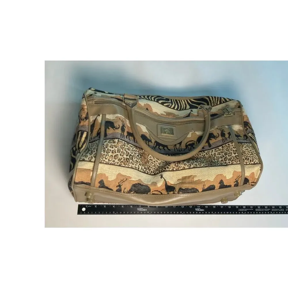 Pioneer Express Safari Tapestry Weekender Duffel Luggage Bag